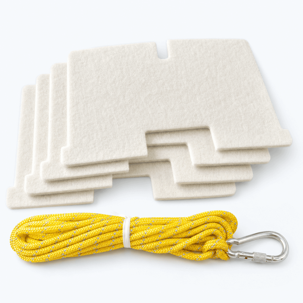 Magnetic Cleaner Spare Pads & Rope